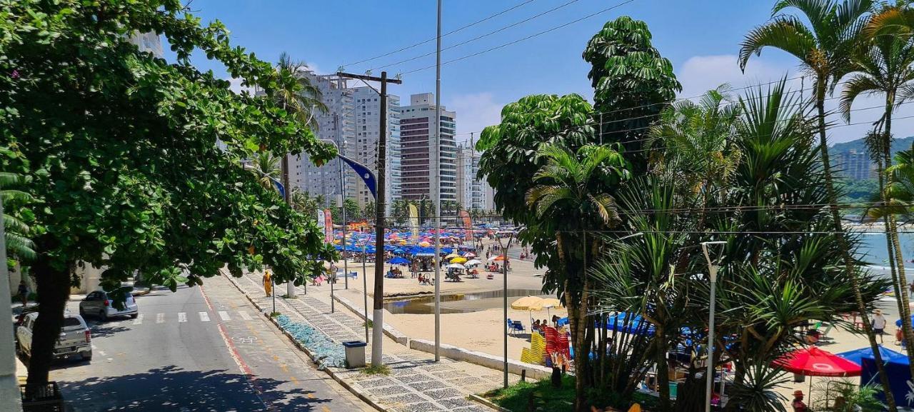 Apto Com Garagem E Lavanderia Em Frente A Praia Guaruja Luaran gambar